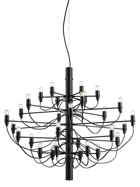 Flos A1402031 2097-30, luxusní matně černý lustr, 30x15W E14 čirá, prům. 88cm, výška 72cm