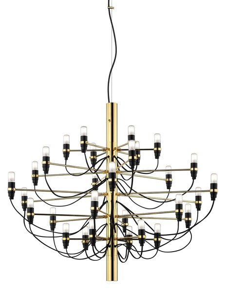 Flos A1402059 2097-30, luxusní mosazný lustr, 30x15W E14 čirá, prům. 88cm, výška 72cm