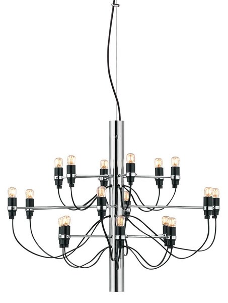 Flos A1352057 2097-18, luxusní chromový lustr, 18x15W E14 čirá, prům. 69cm, výška 51cm