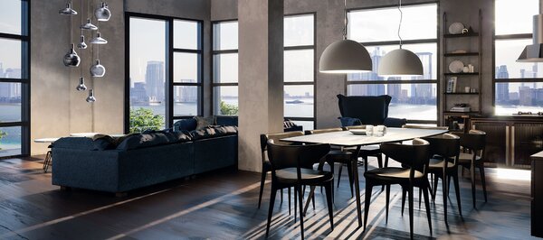 Diesel Urban Concrete 60, růžové závěsné svítidlo s očkem, 1x25W E27, prům. 60cm