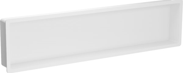Mexen X-Wall-K výklenková police z konglomerátu 122,7 x 30,7 cm, bílá - 1900123010