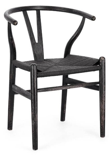 MUZZA Jídelní židle Artemis černá