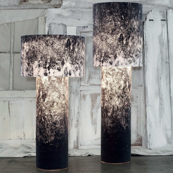 Diesel 50773 2000 Pipe large, černá designová lampa z textilu se stmívačem, 2x25W E27, výška 189cm