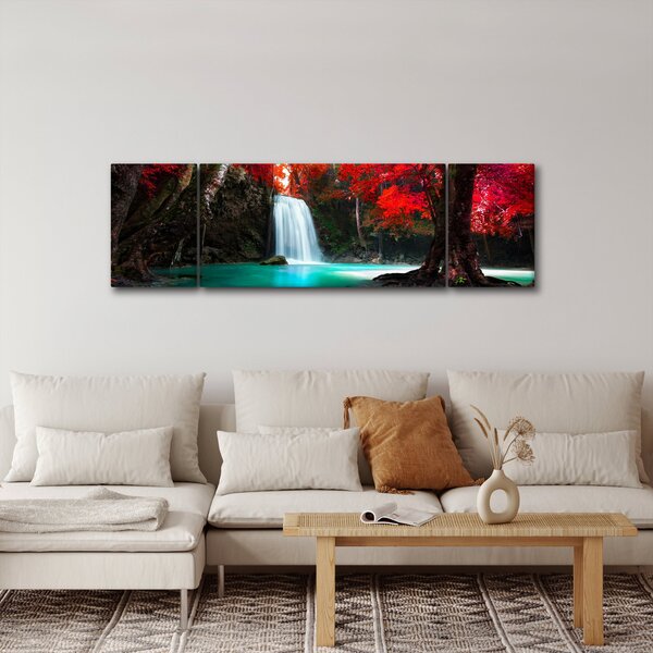 Obraz - Vodopád (170x50 cm)