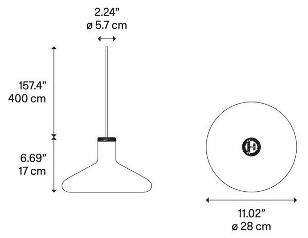 Diesel 50322 5200 Flask B cluster, závěsné svítidlo z pískového skla, 1x15W E27, prům. 28cm