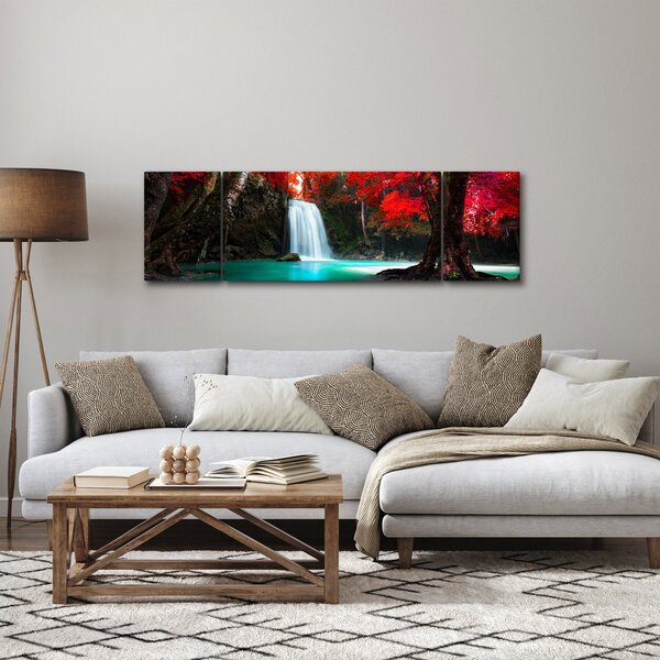 Obraz - Vodopád (170x50 cm)