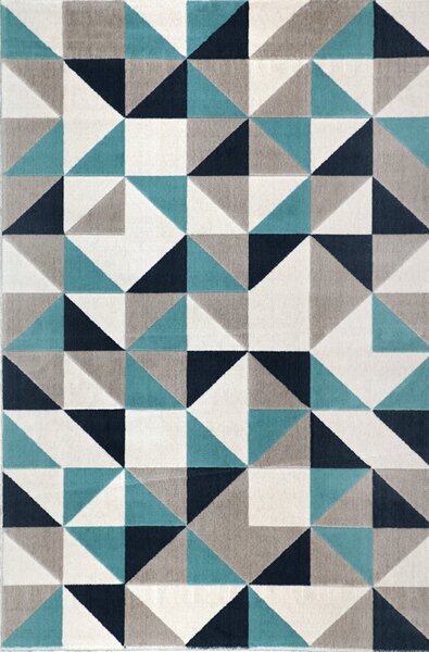 Kusový koberec Novara 18214 351, šedomodrý - 80x150cm