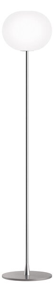 Flos F3032020 Glo-Ball F2, stojací lampa z triplexového skla se stmívačem, stříbrná, 1x150W E27, výška 175cm