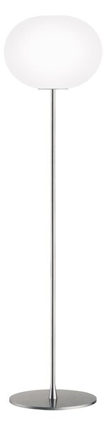 Flos F3030000 Glo-Ball F3, stojací lampa z triplexového skla se stmívačem, stříbrná, 1x150W E27, výška 185cm