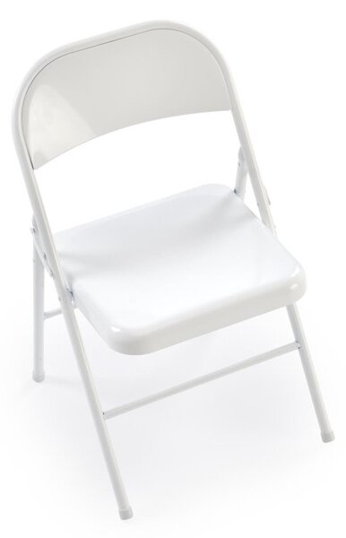 Halmar Skládací židle K565 bílá