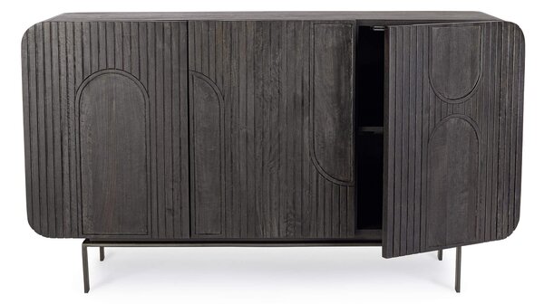 Komoda Sarrina 145 x 82 cm černá