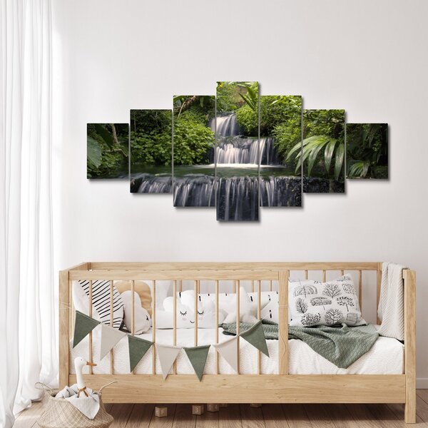 Obraz - Vodopády (210x100 cm)