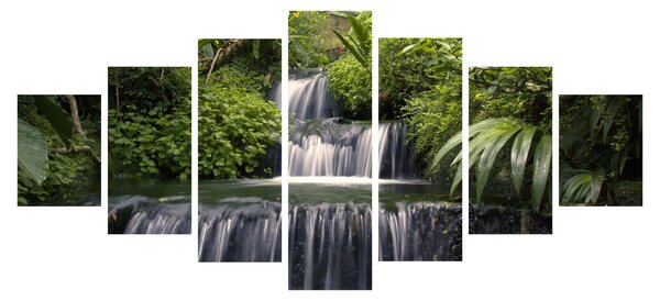 Obraz - Vodopády (210x100 cm)