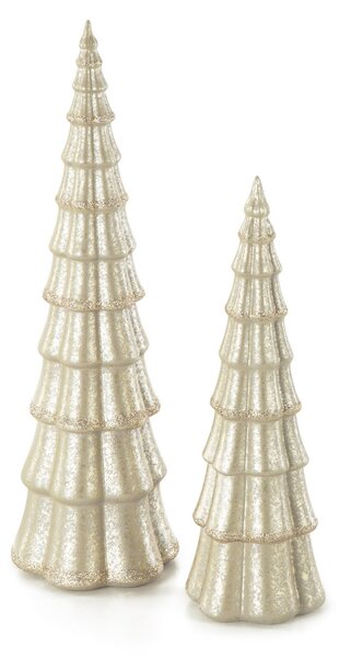 DEKORAČNÍ FIGURKA TREE 11X37 CM ŠAMPAŇSKÁ