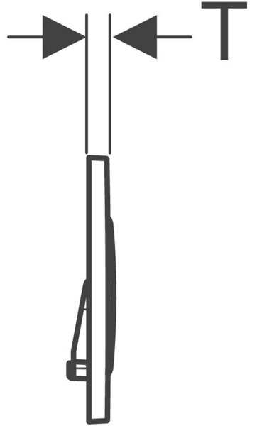 Geberit Sigma splachovací tlačítko pro WC černá 115.882.DW.1