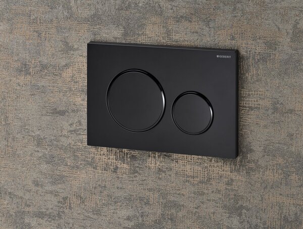 Geberit Sigma splachovací tlačítko pro WC černá 115.882.DW.1
