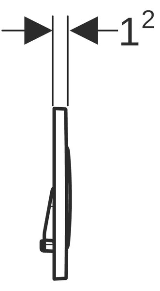 Geberit Sigma splachovací tlačítko pro WC bílá 115.882.KK.1