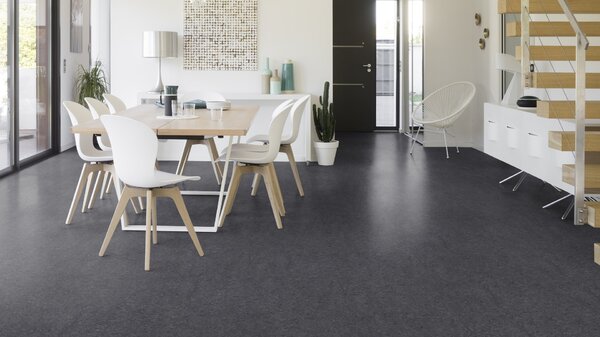 Přírodní linoleum Marmorette (2mm) - 0059 Plumb Grey