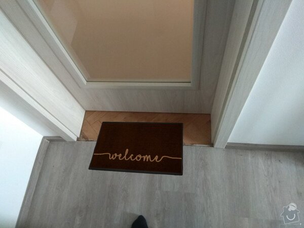 Hanse Home Protiskluzová rohožka Welcome 103795 Darkbrown Beige - na ven i na doma - 45x75 cm
