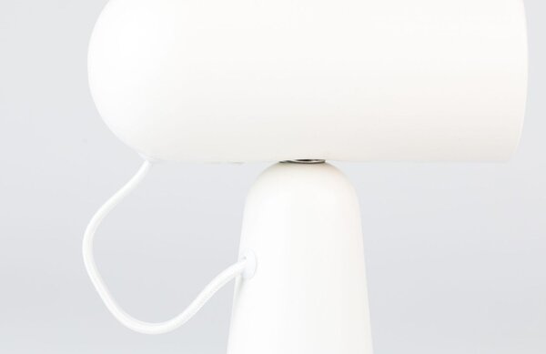 White Label Bílá stolní lampa WLL VESPER