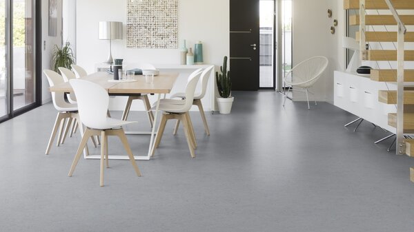 Přírodní linoleum Marmorette (2mm) - 0055 Ash Grey
