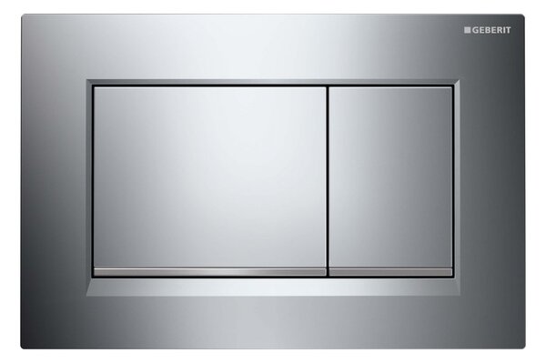 Geberit Sigma20 splachovací tlačítko pro WC lesklý chrom-matný chrom 115.883.KH.1