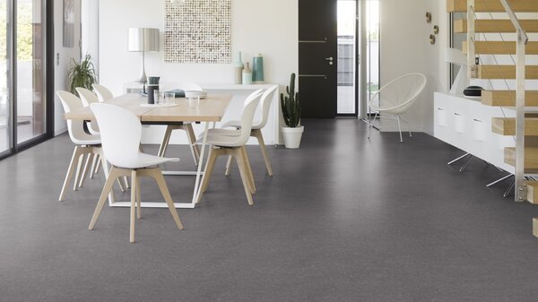 Přírodní linoleum Marmorette (2mm) - 0050 Quartz Grey