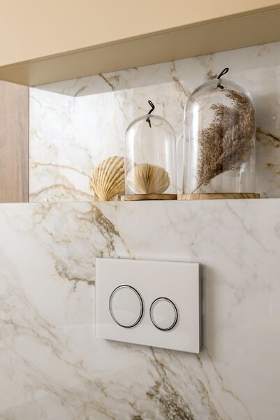 Geberit Sigma50 splachovací tlačítko pro WC lesklý chrom-bílá 115.884.SI.1