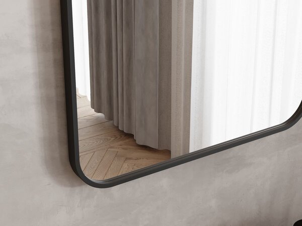 Designové zrcadlo Simple Black 70×60 / 80×60 – montáž na výšku i šířku | Lavedo by Aplomo Rozměr: 70cm