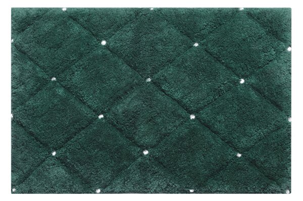 PŘEDLOŽKA DO KOUPELNY CHIC2 50X70 CM TMAVĚZELENÁ