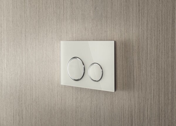 Geberit Sigma50 splachovací tlačítko pro WC lesklý chrom-bílá 115.884.SI.1
