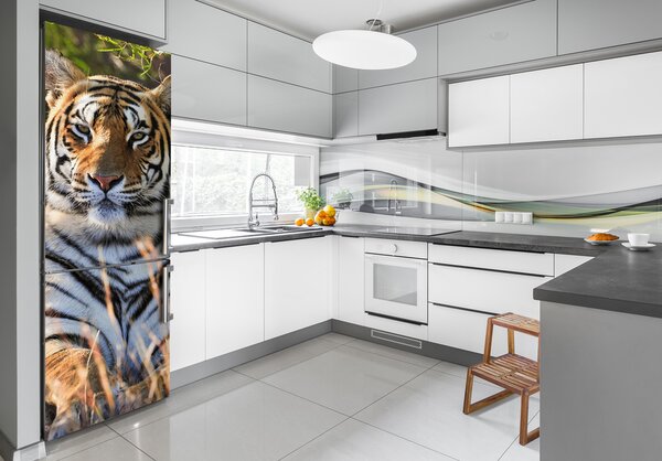 Nálepka fototapeta lednička Tygr FridgeStick-70x190-f-65374714