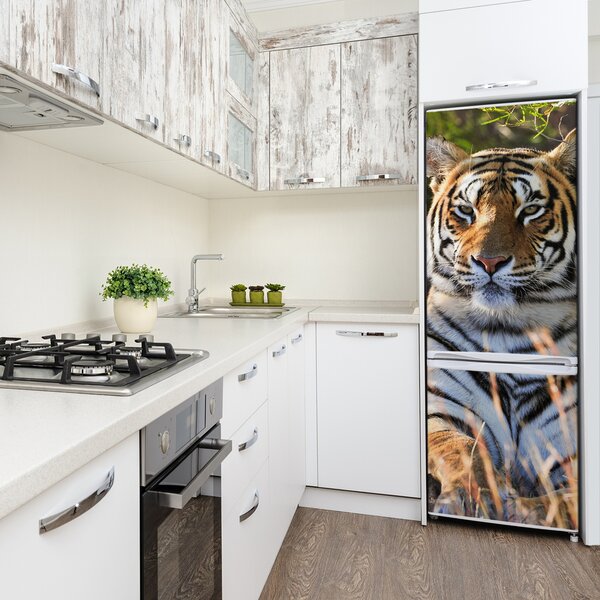 Nálepka fototapeta lednička Tygr FridgeStick-70x190-f-65374714