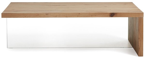 --25 % Dny MOMENTI– Masivní dubový konferenční stolek Kave Home Tulsi 120 x 70 cm