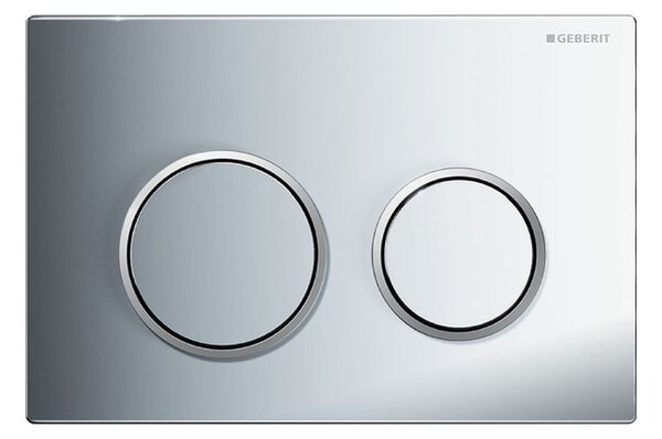 Geberit Omega20 splachovací tlačítko pro WC lesklý chrom-matný chrom 115.085.KH.1