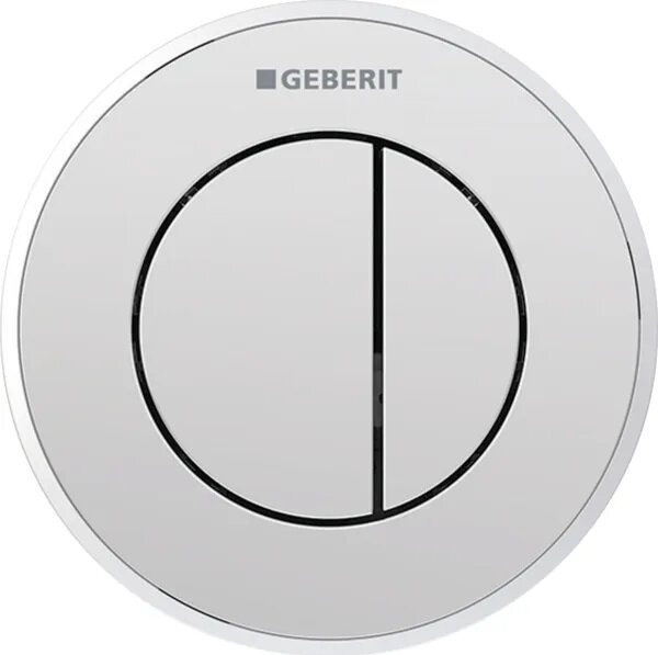 Geberit Typ 10 splachovací tlačítko pro WC lesklý chrom-matný chrom 116.056.KH.1