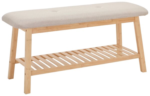 LAVICE S BOTNÍKEM, béžová, přírodní barvy, 90/44.5/34.5 cm Carryhome - Online Only šatny & botníky, Online Only