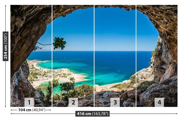 Fototapeta Řecko jeskyně 104x70