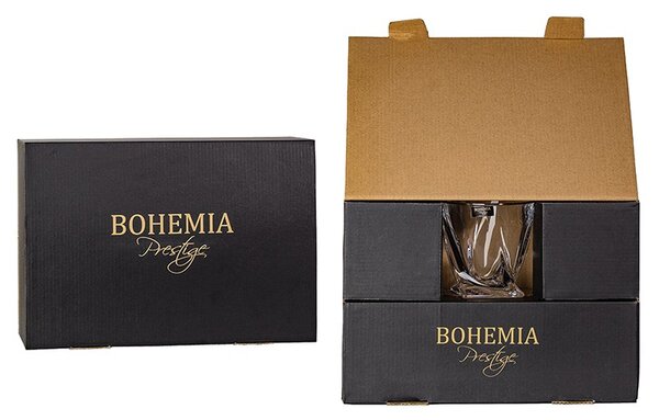 BOHEMIA PRESTIGE QUADRO PLATIN SKLENICE SADA 6 KS