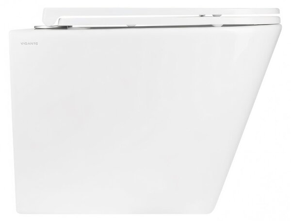 Hydroland Závěsná WC mísa se SoftClose sedátkem Feret, bílá