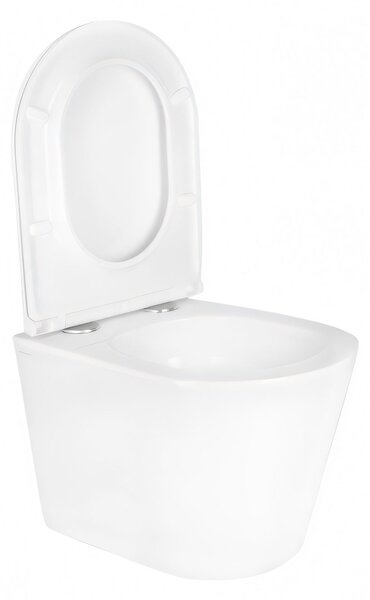 Hydroland Závěsná WC mísa se SoftClose sedátkem Safir, bílá