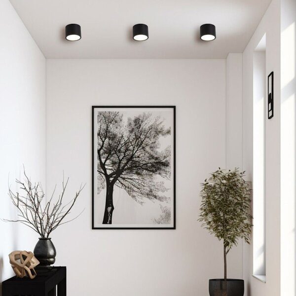 Light Prestige Kendal stropní světlo 1x7 W černá LP63311SMIP65BK