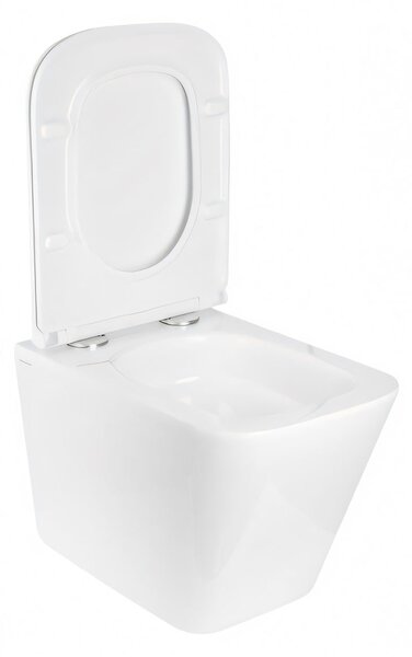Hydroland Závěsná WC mísa se SoftClose sedátkem Feret Tornado, bílá