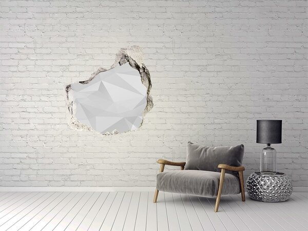 Díra 3D fototapeta na stěnu Abstrakce trojúhelníky nd-p-81917329