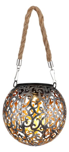 Globo Lighting Solar solární závěsné svítidlo 1x0.06 W černá 36744