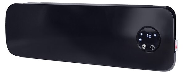 SOLIGHT Nástěnné keramické topidlo, 2000W, černá