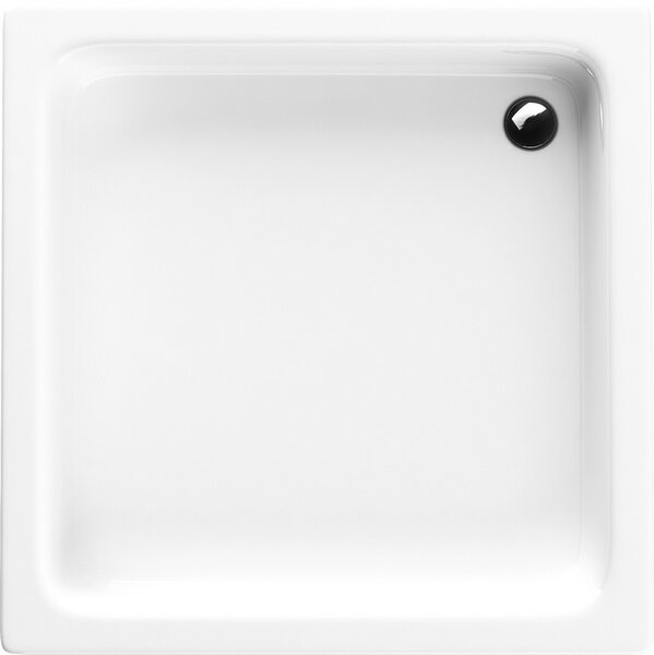 Schedpol Grawello čtvercová sprchová vanička 90x90 cm bílá 3.012