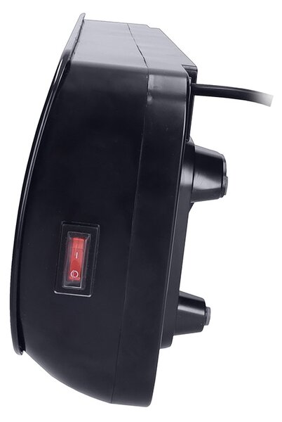 SOLIGHT Nástěnné keramické topidlo, 2000W, černá
