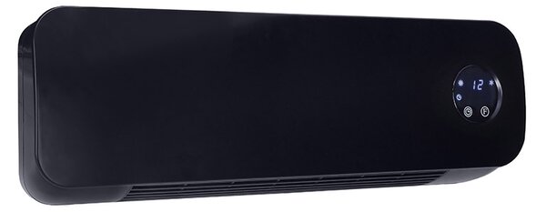 SOLIGHT Nástěnné keramické topidlo, 2000W, černá