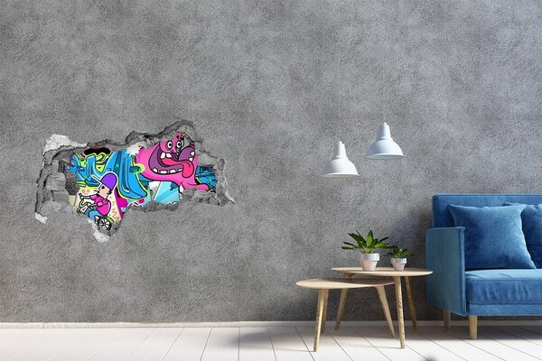 Foto fotografie díra na zeď Graffiti nd-b-38479152